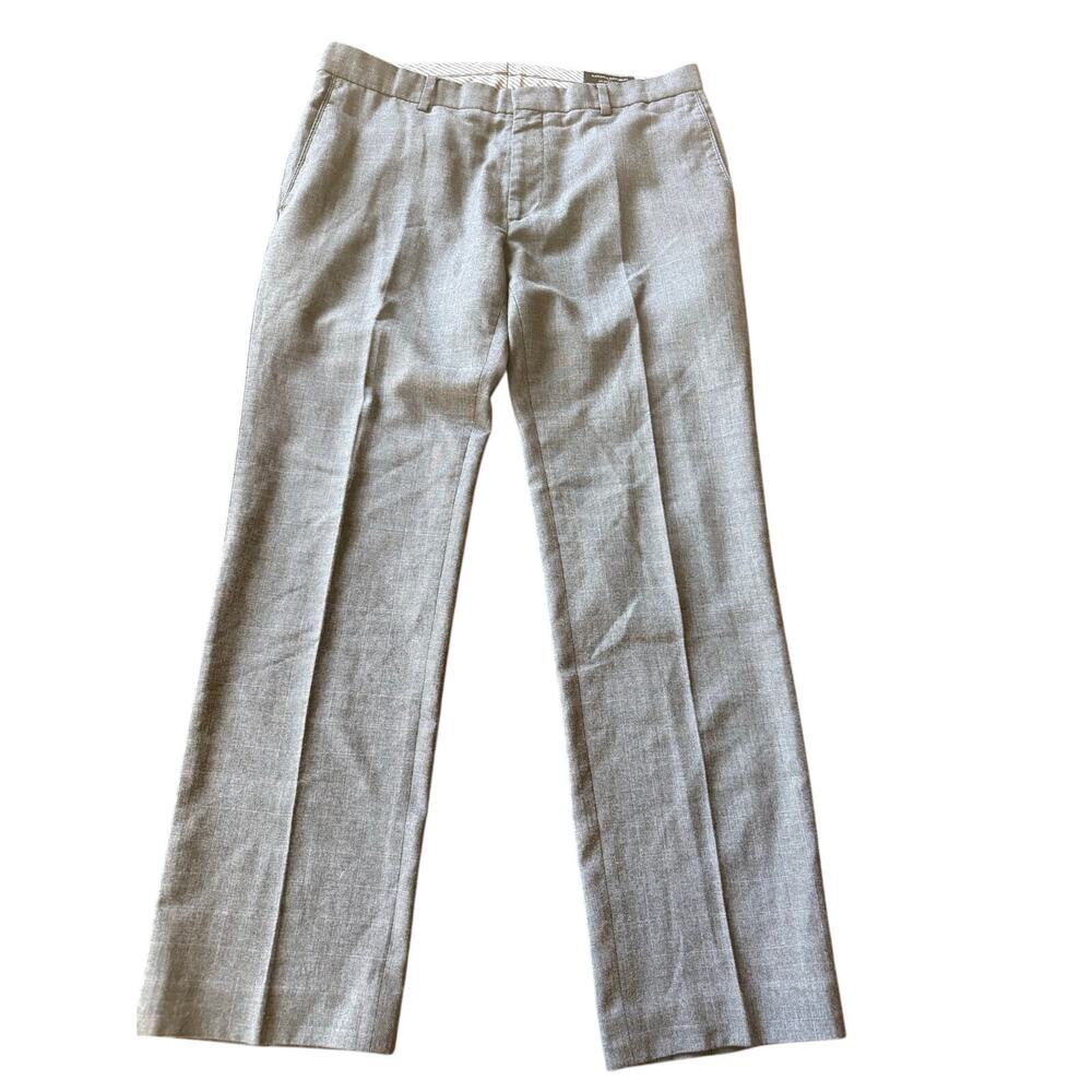Banana Republic Tailored Slim Fit Dress Pants 31x32 Gray Business Office Work